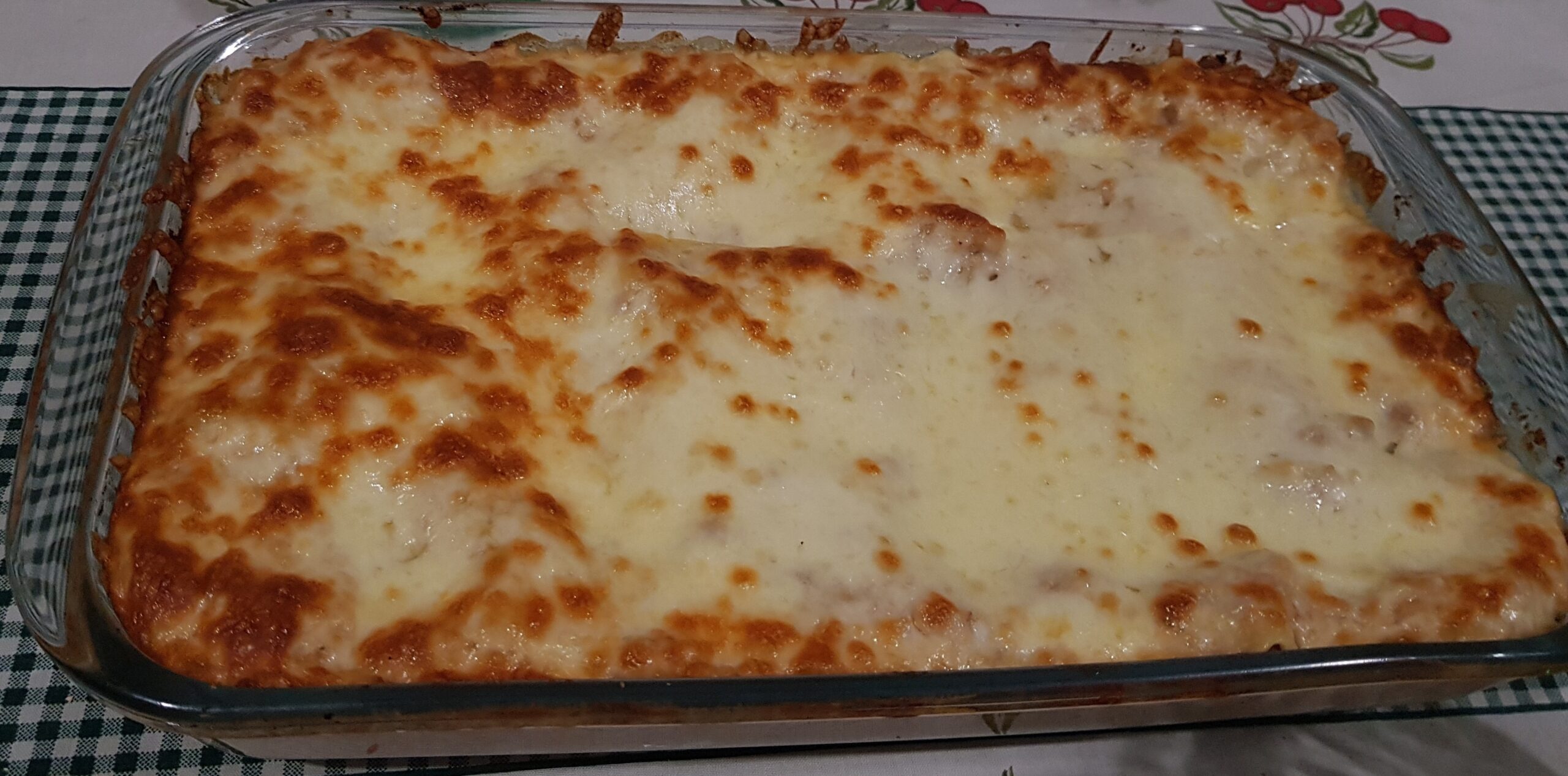 Lasanha à bolonhesa sem béchamel